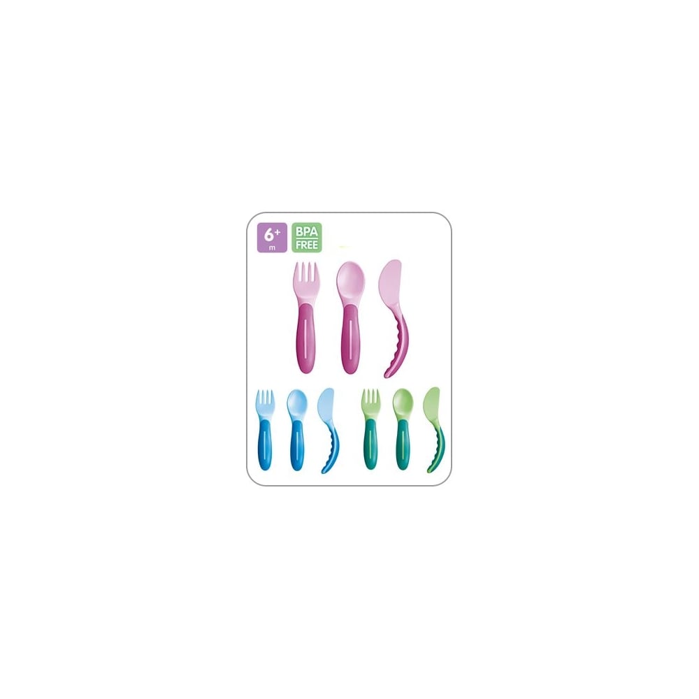 Baby's Cutlery - Fork, Spoon and Knife 6m+
