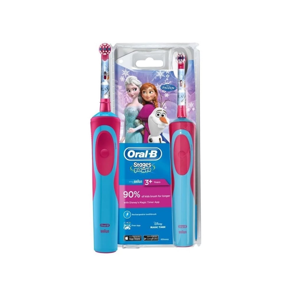 Vitality Stages Power Disney Frozen Kid's Electric Toothbrush 3+ years
