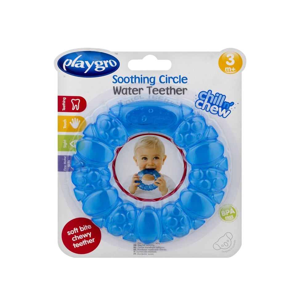 Soothing Circle Water Teether Blue 3m+