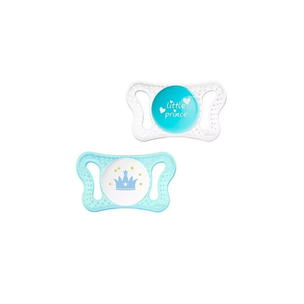 Physio Micro 0-2m Silicone Soother for Boys 2pcs
