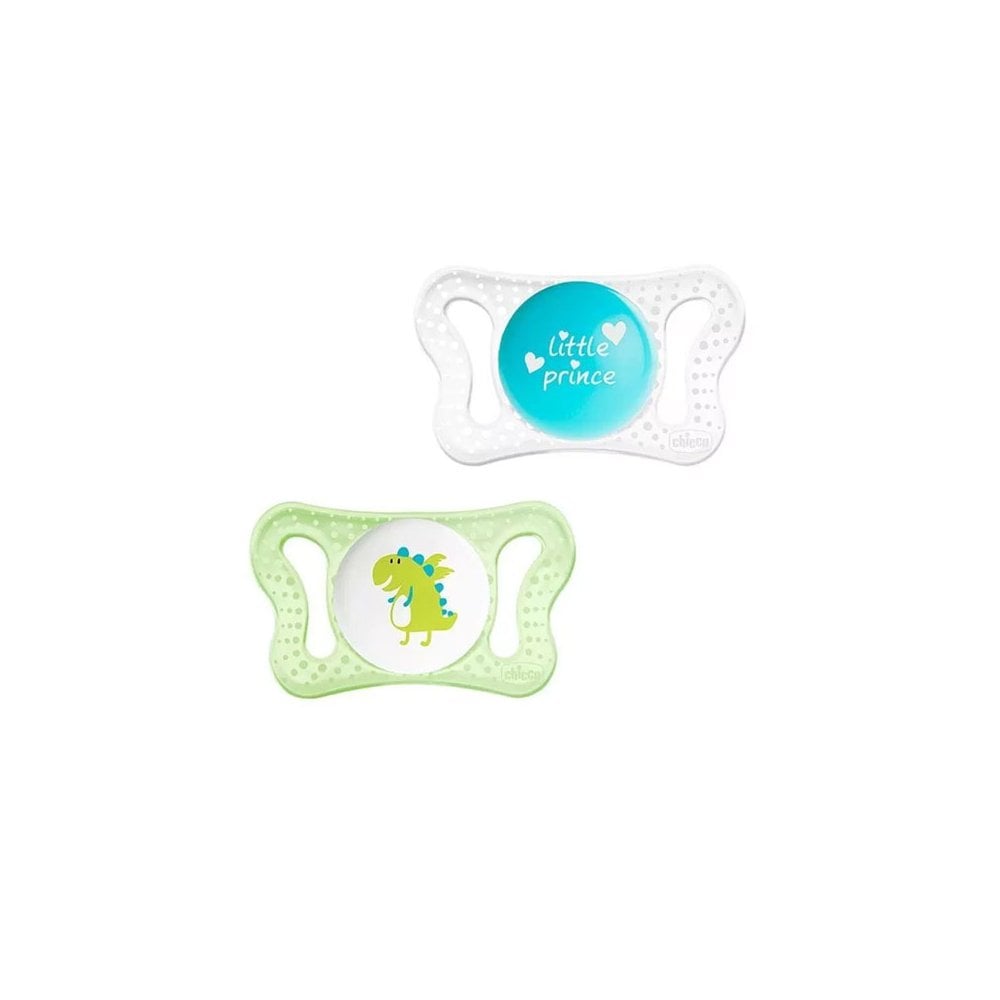 Physio Micro 0-2m Silicone Soother for Boys 2pcs