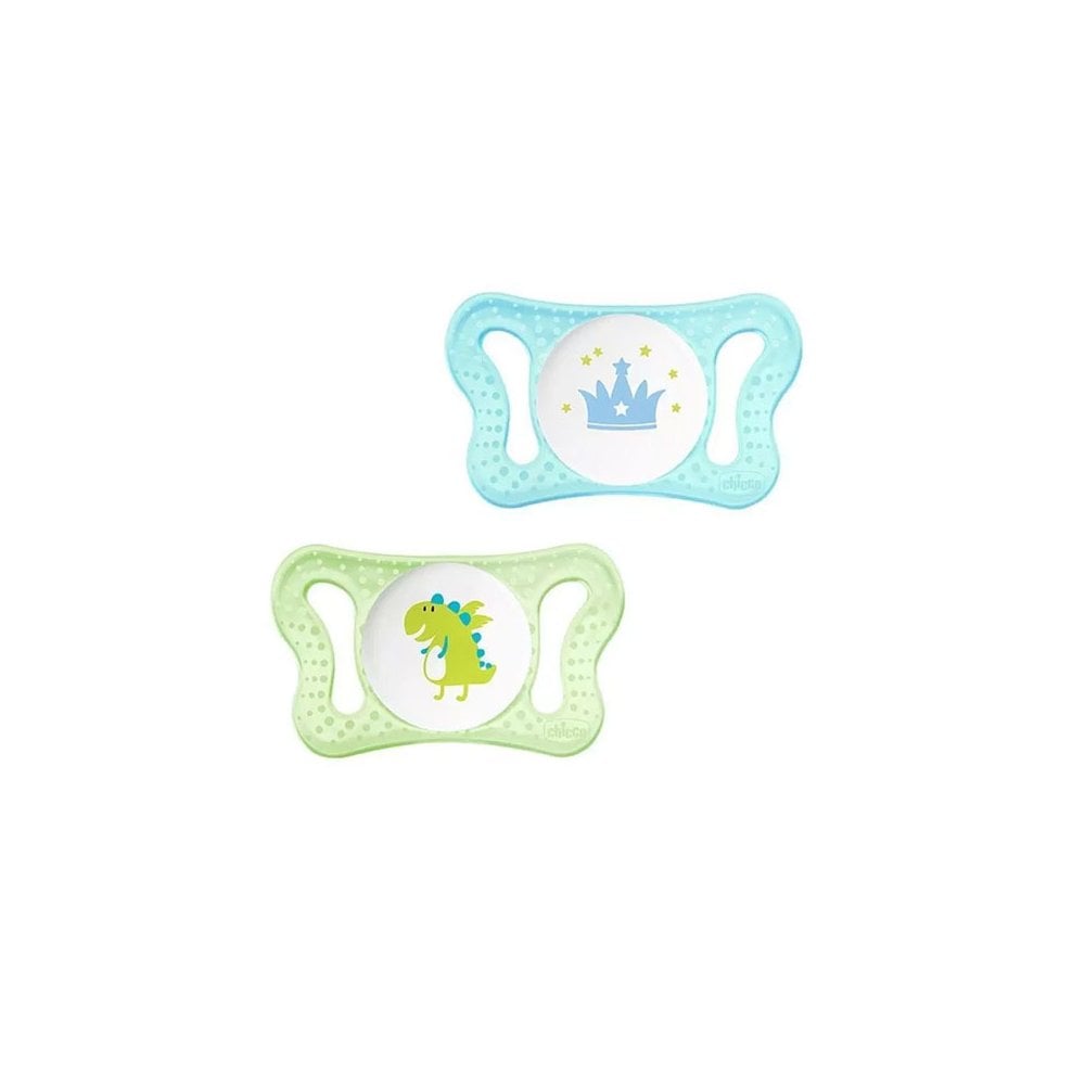 Physio Micro 0-2m Silicone Soother for Boys 2pcs