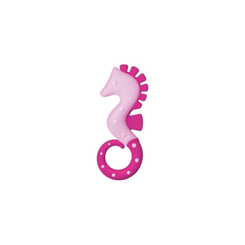 All Stages Teething Ring Seahorse Pink 1pc