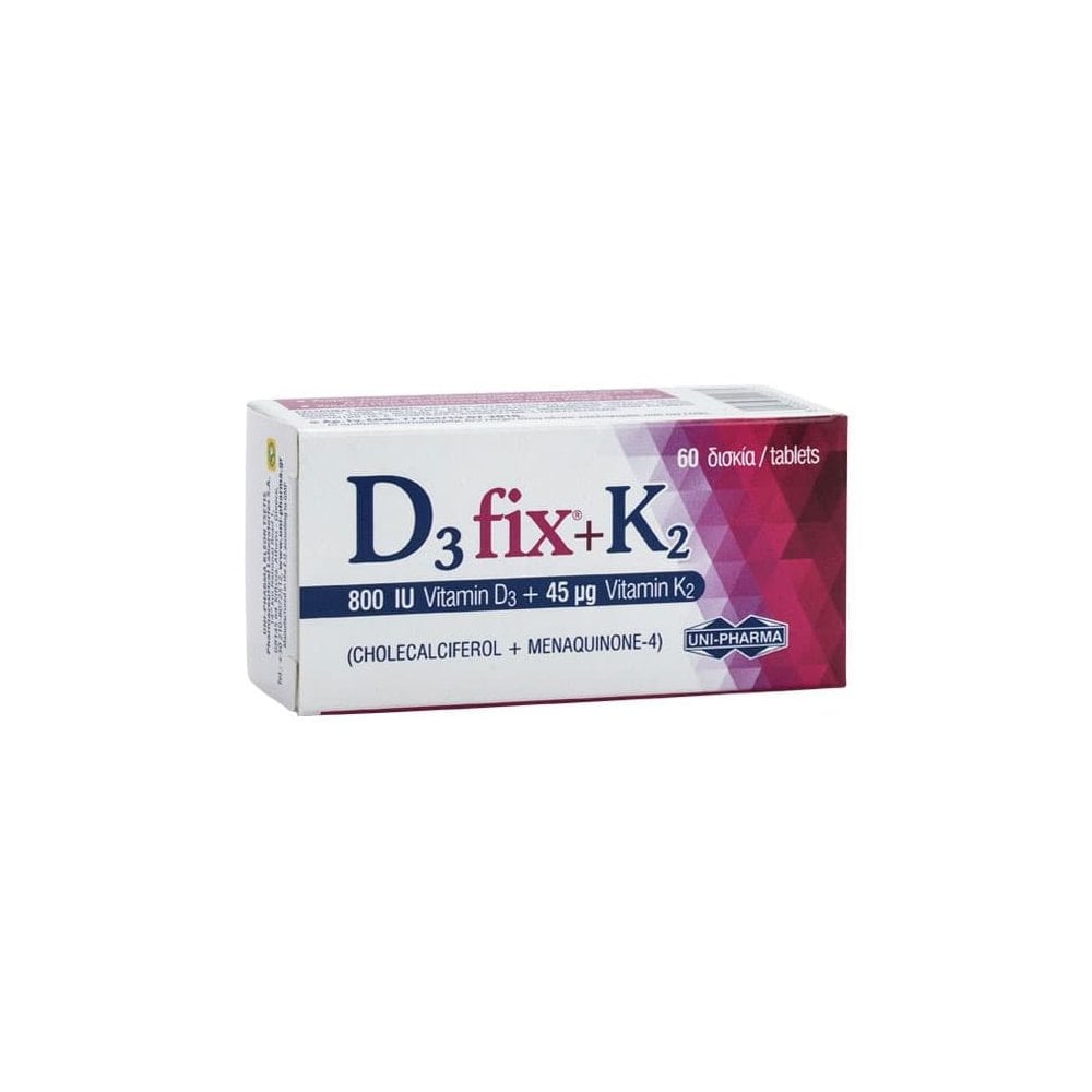 D3 Fix 800iu + K2 45mcg 60tabs