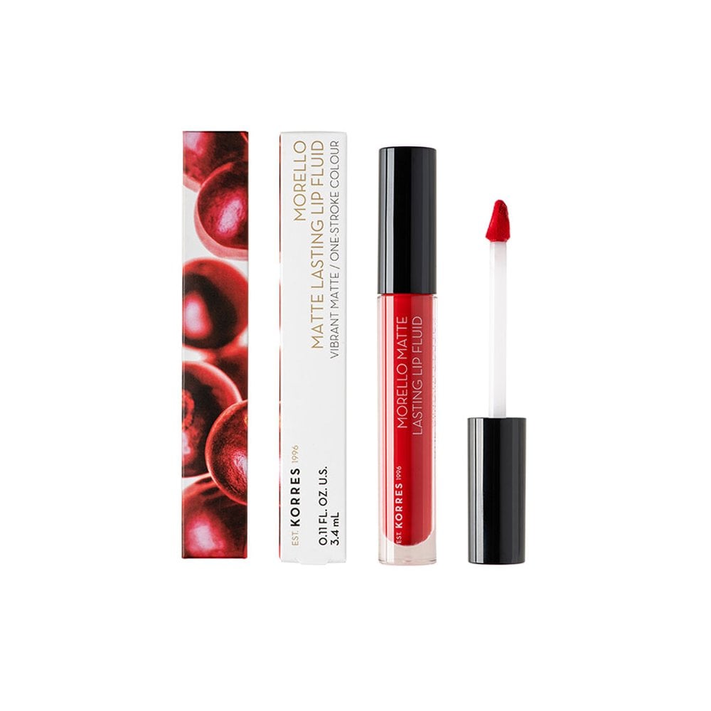 Morello Matte Lasting Lip Fluid 52 Poppy Red 3,4ml