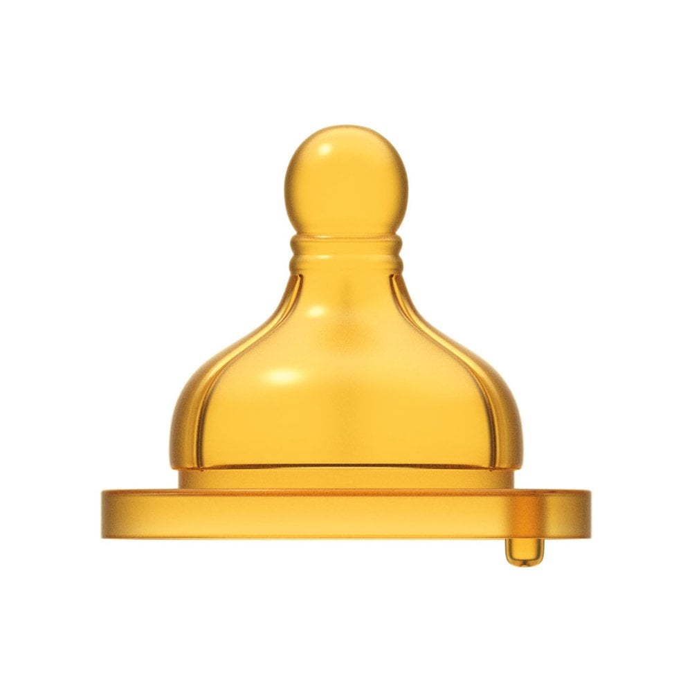 Latex Teat Natural Method Normal Flow 0m+ 2 pcs