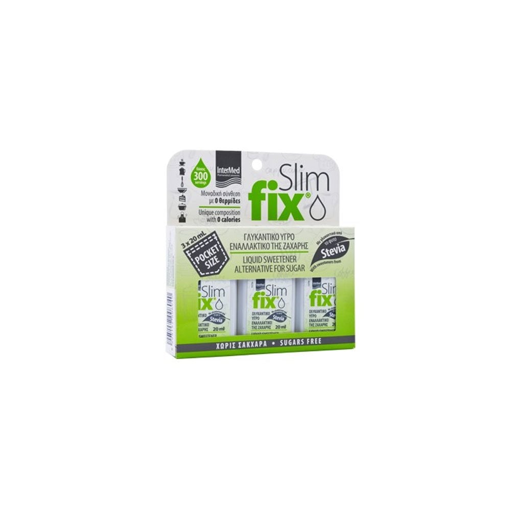 Slim Fix Stevia Pocket Size 3x20ml