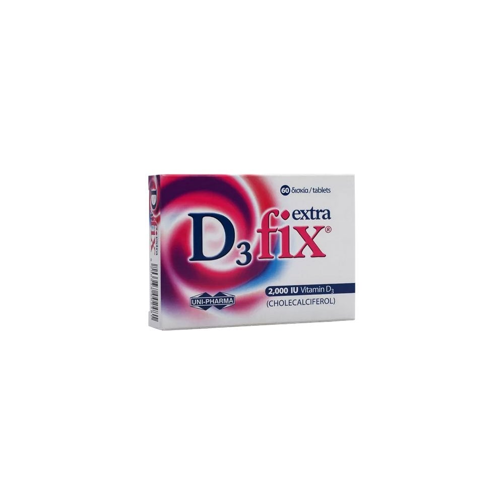 D3 Fix Extra Vitamin D3 2000iu 60tbs