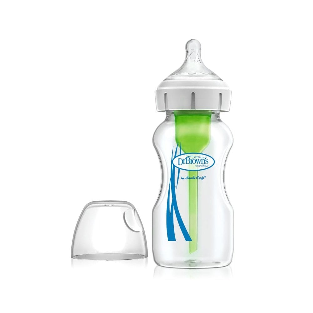 Options+ Anti-Colic 0m+ 270ml Glass Bottle