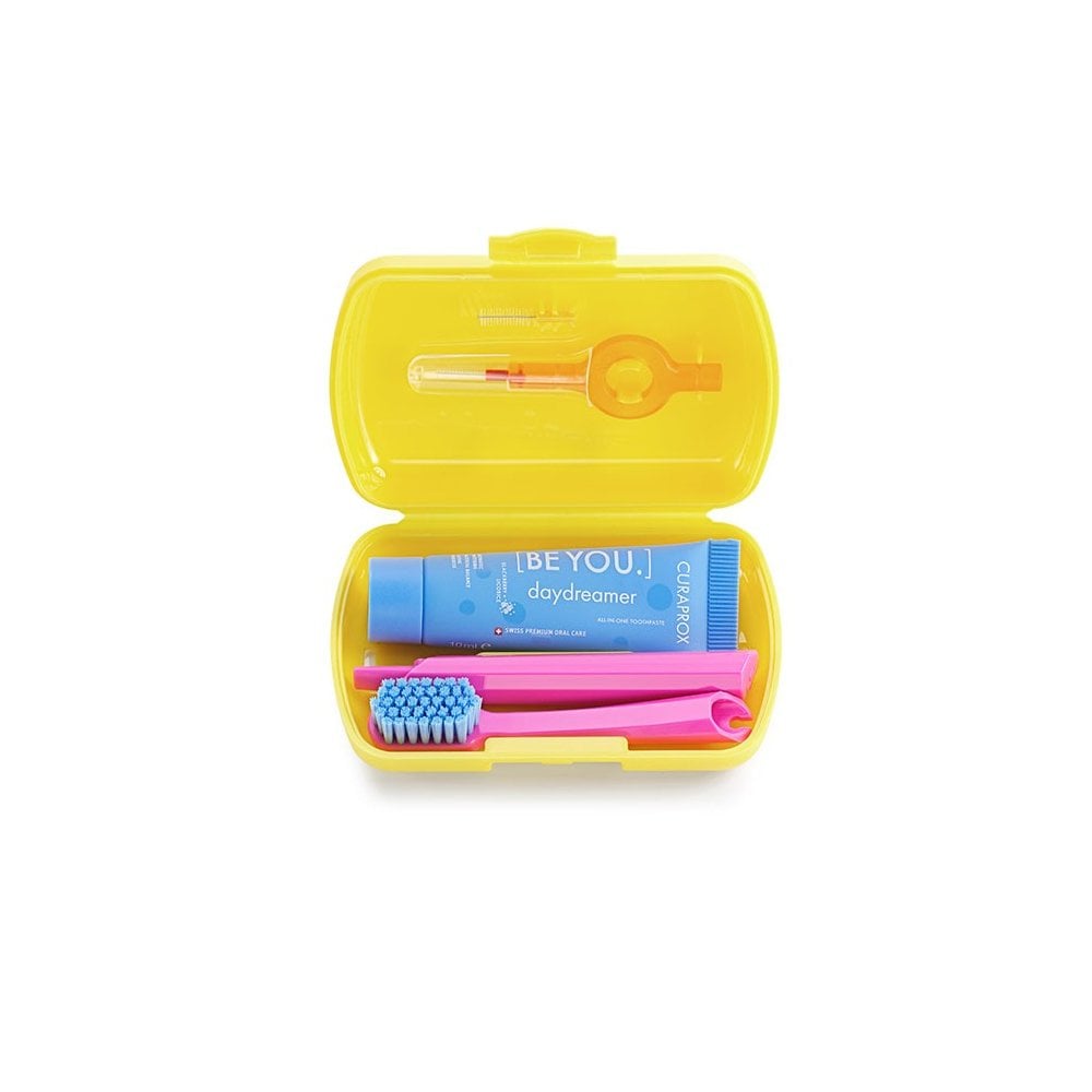 Travel Set Oral Hygiene Yellow 1pc