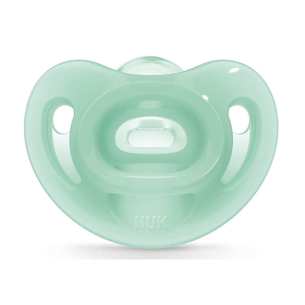 Sensitive Silicone Pacifier Green 0-6m 1pc