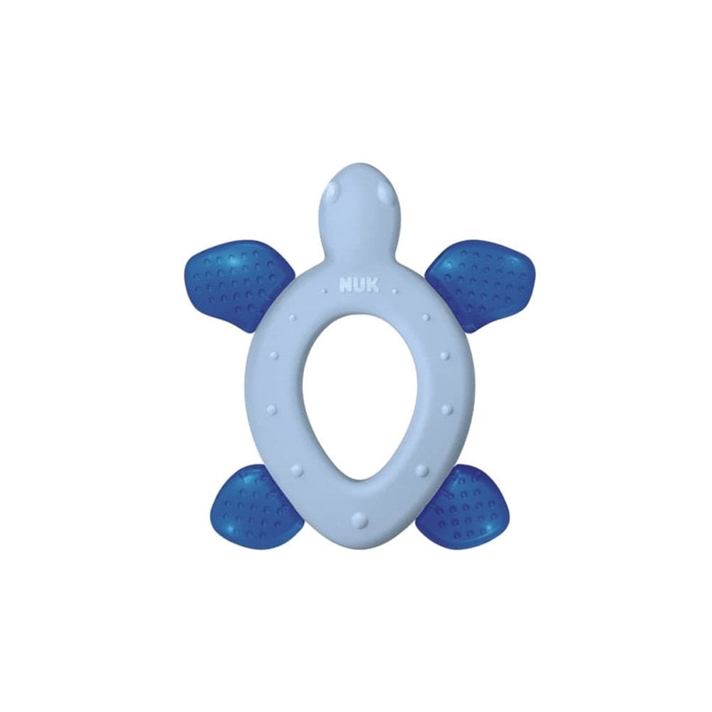Cool All-Around Turtle Teething Ring Blue 1pc