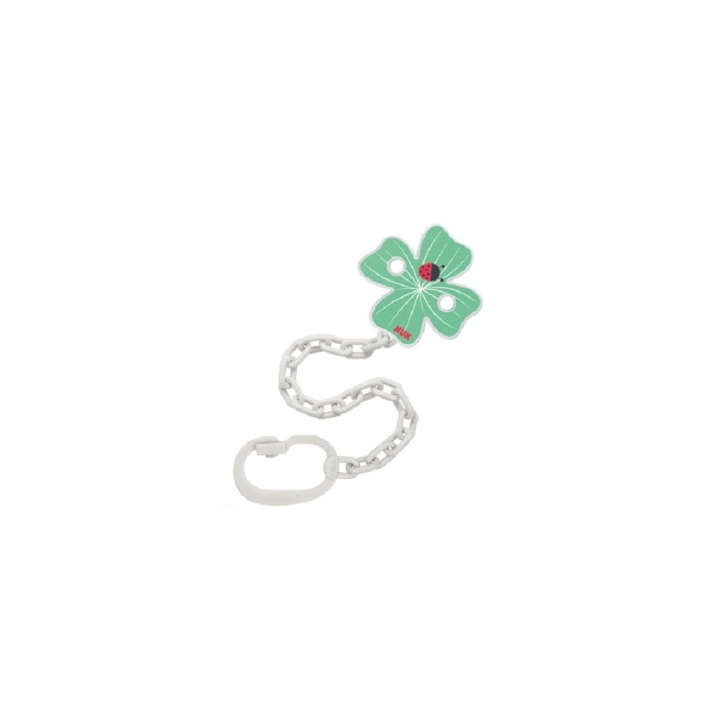 Soother Chain with Clip Green 1pc
