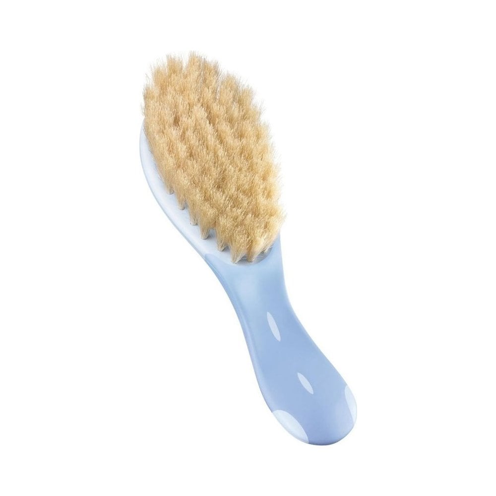 Baby Rose & Blue Hair Brush Supersoft 0m+ Blue
