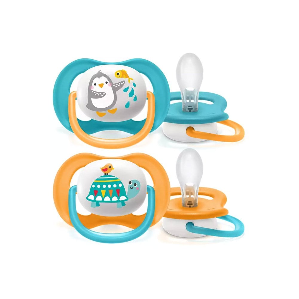 Silicone Soother Ultra Air Happy 6-18m SCF080/07