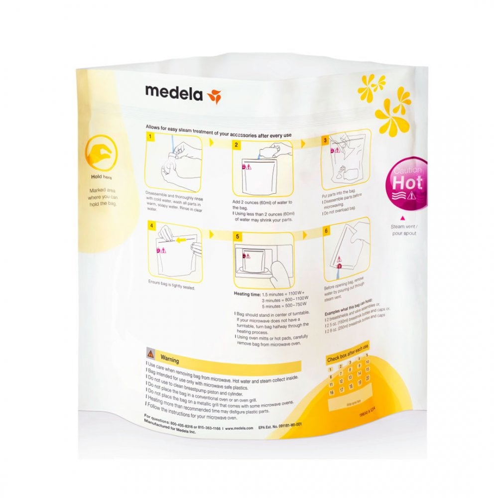 Quick Clean Microwave Bags 5pcs