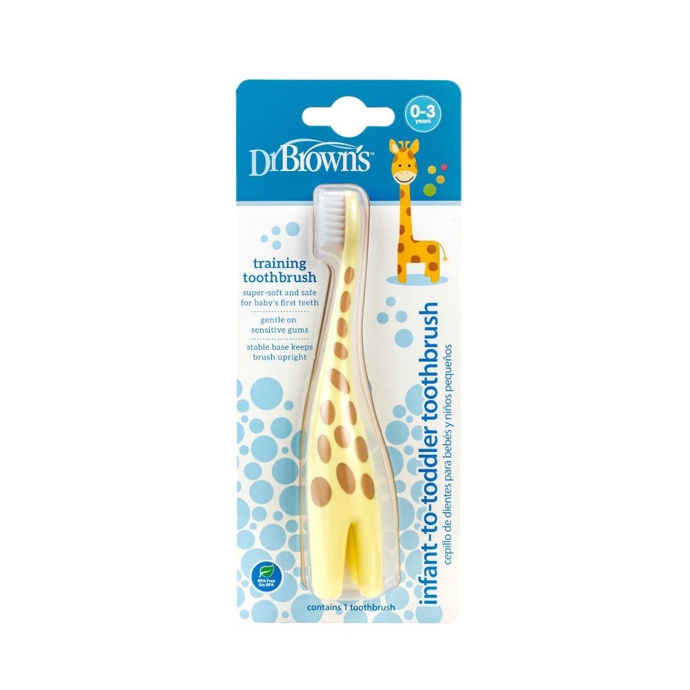 Infant-to-Toddler Toothbrush Giraffe 1pc