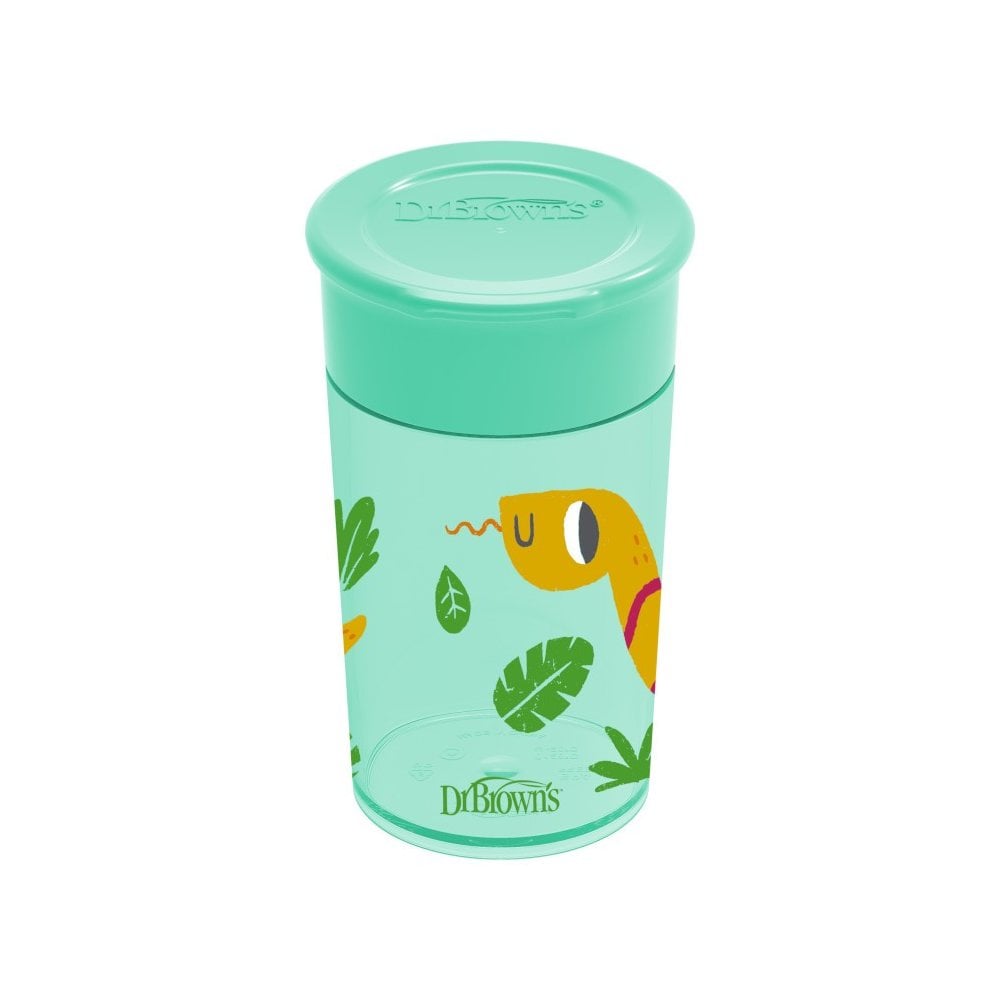 Jungle Fun Cheers 360 Spoutless Transition Sippy Cup Green 9m+ 300ml