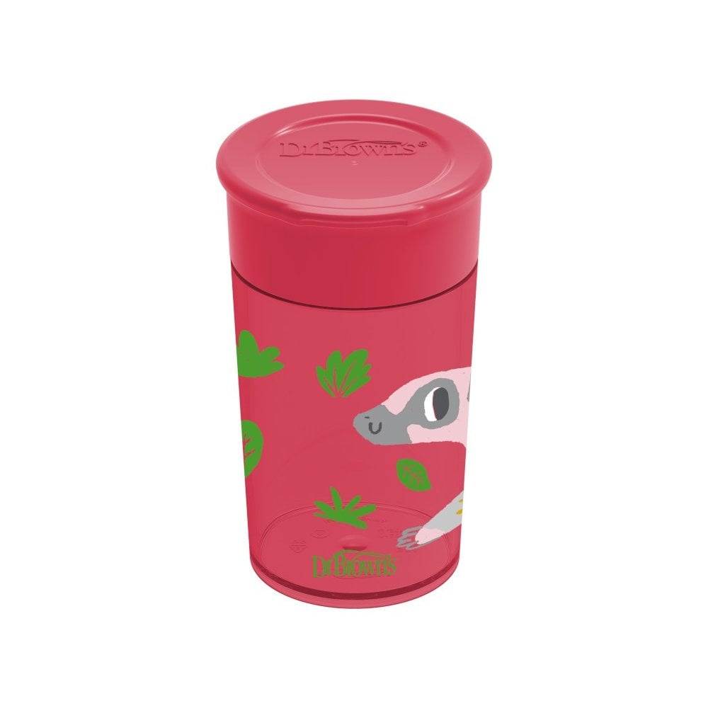 Jungle Fun Cheers 360 Spoutless Transition Sippy Cup Red 9m+ 300ml