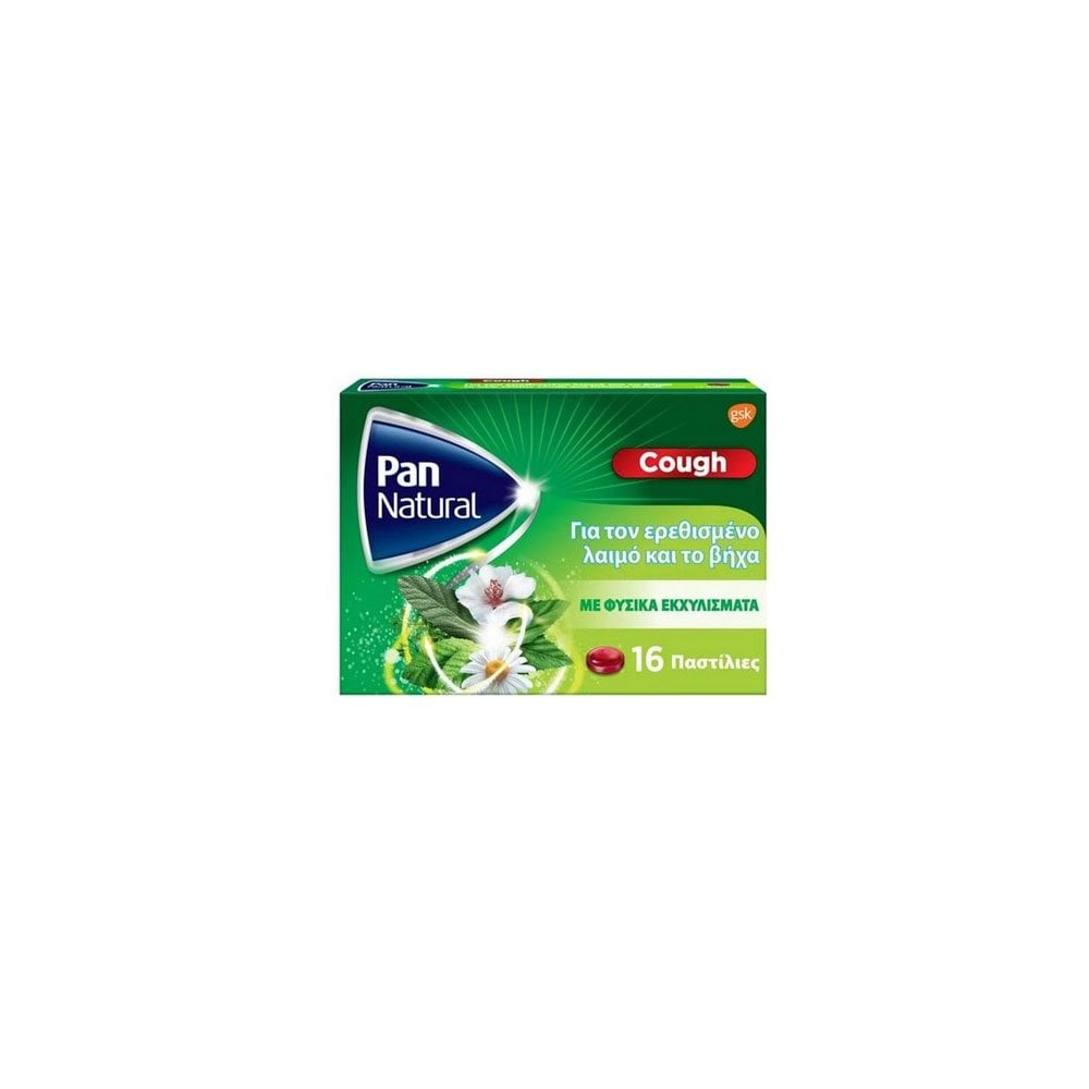 Pan Natural Cough Raspberry 16lozenges