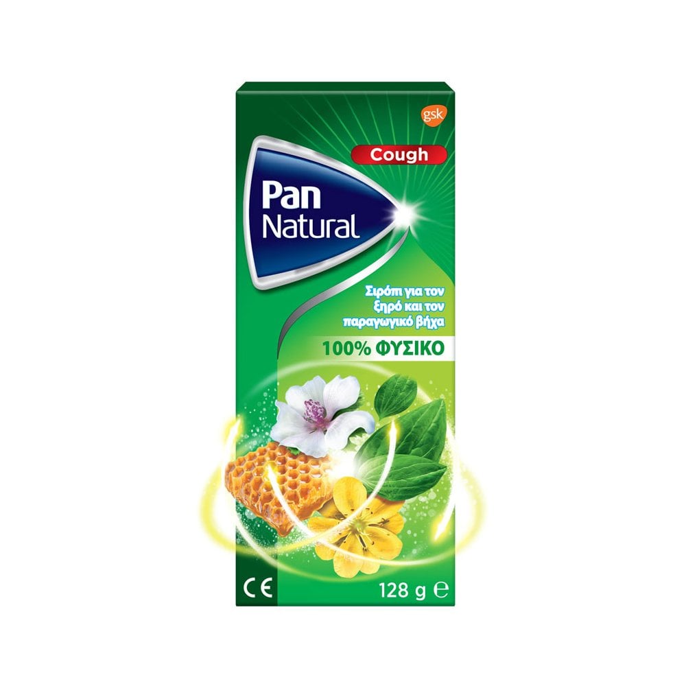 Pan Natural Cough 100% Natural Syrup 128g