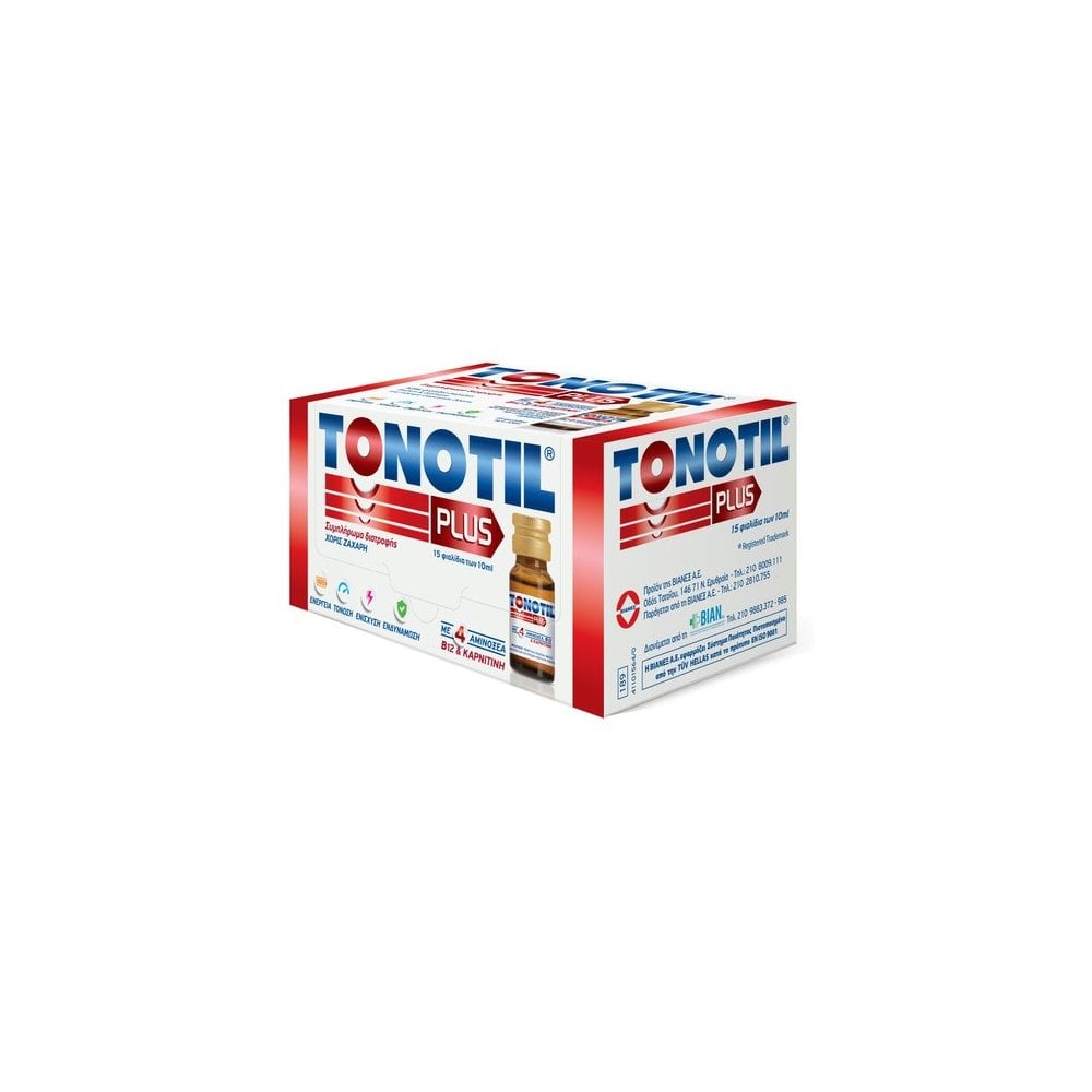 Tonotil Plus Ampoules 15x10ml