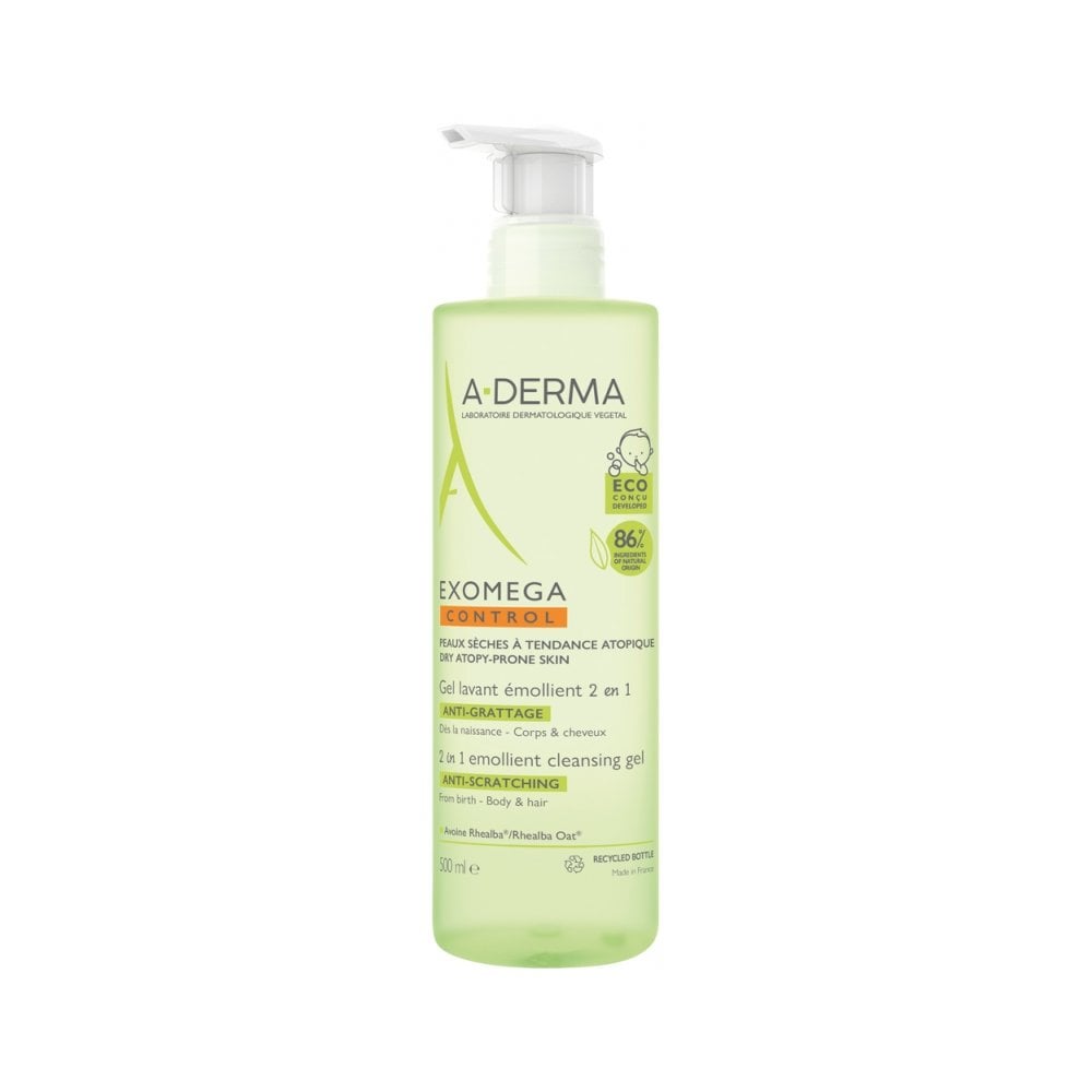 Exomega Control 2in1 Emollient Cleansing Gel Anti-Scratching 500ml