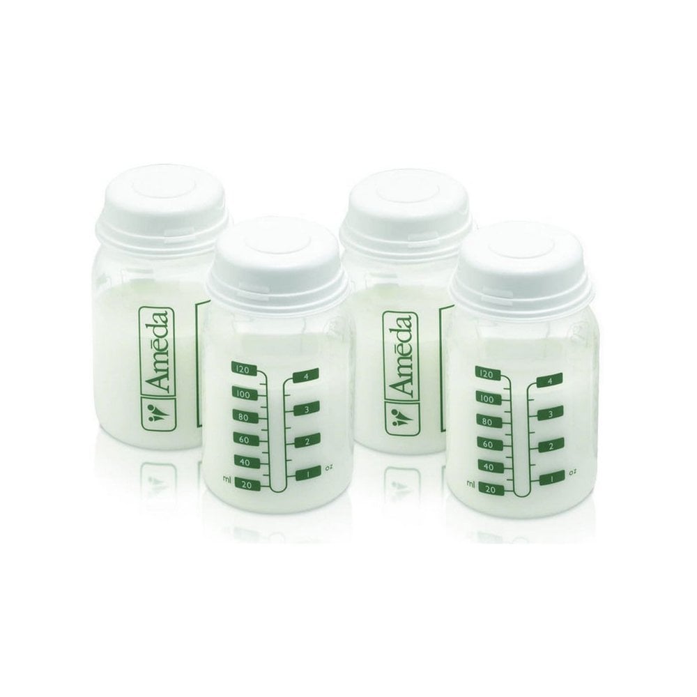 HygieniKit Breast Milk Storage Bottle with Lock-Tight Cap 4pcs