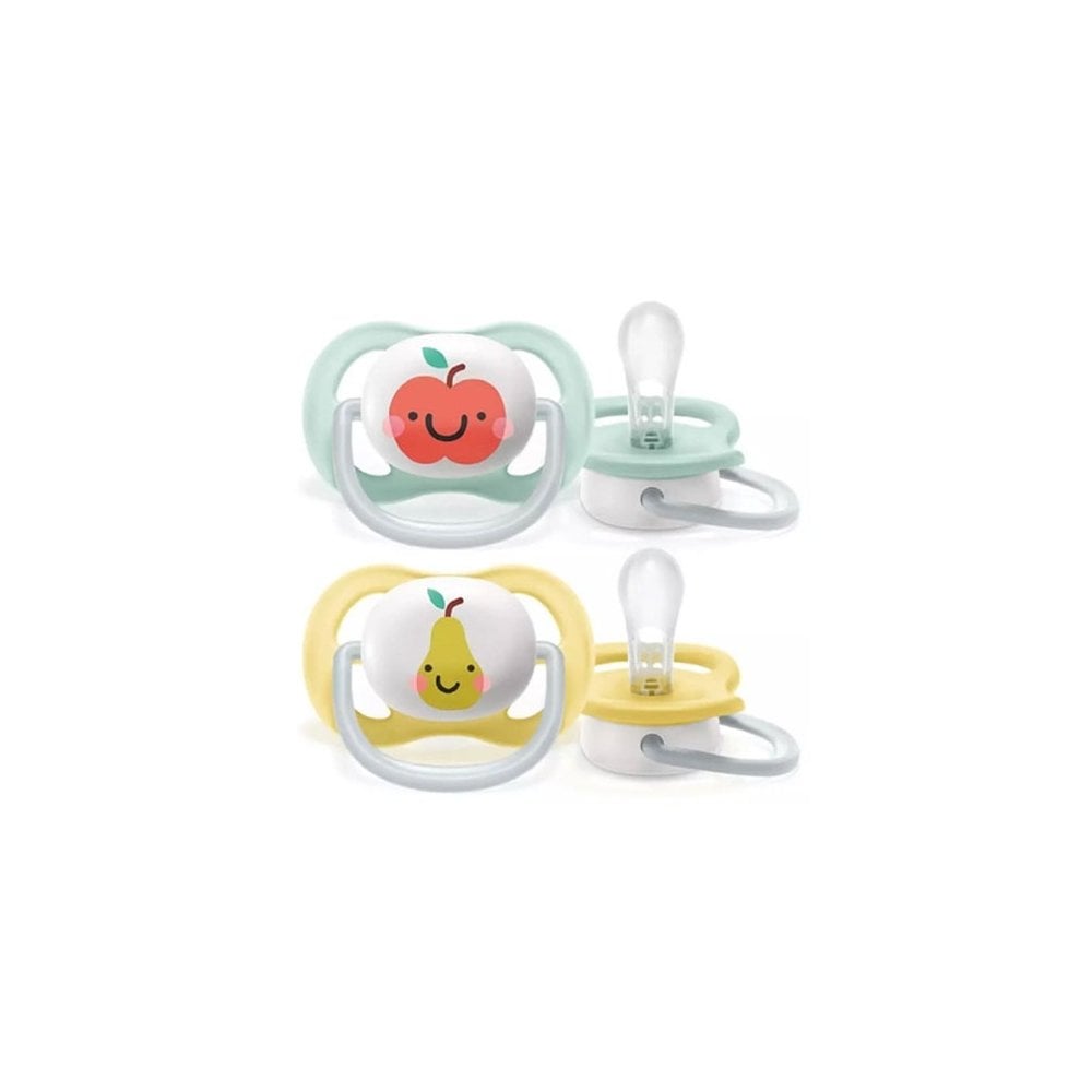 Ultra Air Orthodontic Silicone Soother SCF080/17 0-6m 2pcs