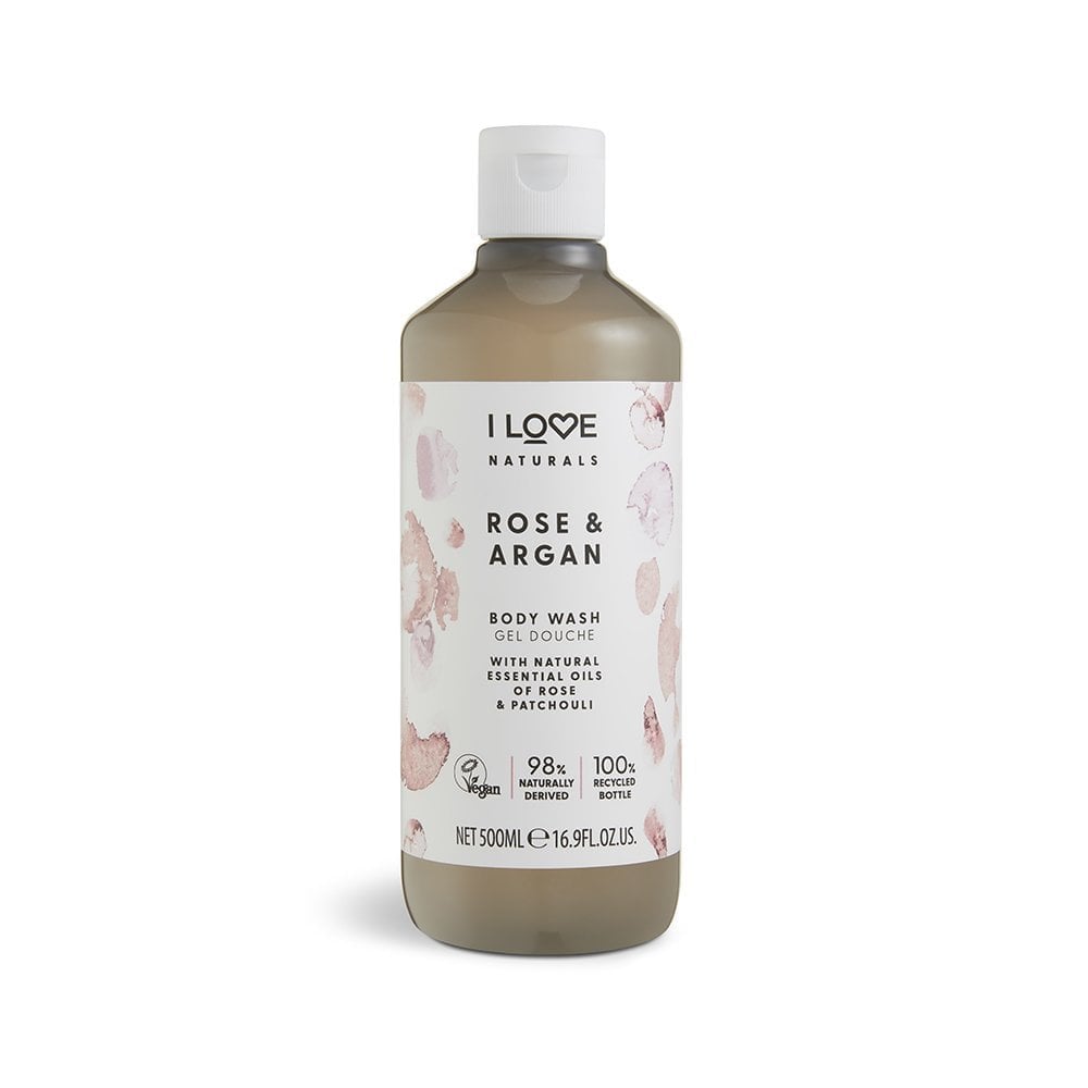 Naturals Body Wash Rose & Argan 500ml