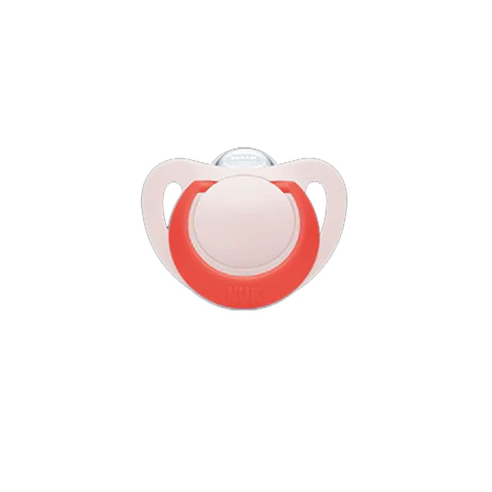 Star Silicone Soother Pink/Red 6-18m 1pc