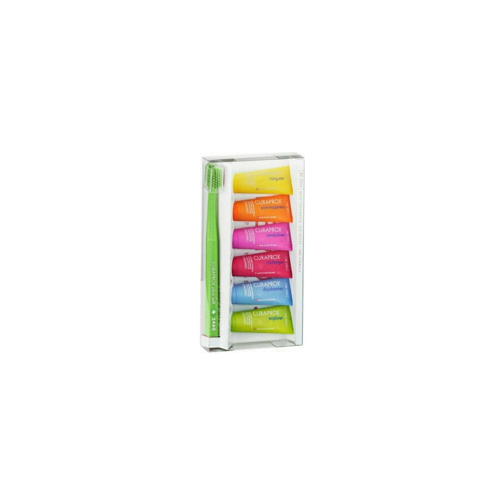 BE YOU Six Taste Toothpaste Pack & Toothbrush CS 5460 Green