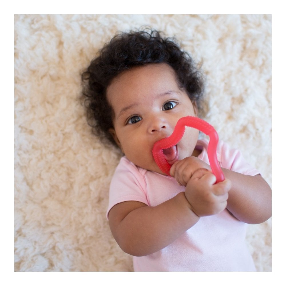 Flexees Ergonomic Teether 3m+ Pink 1pc