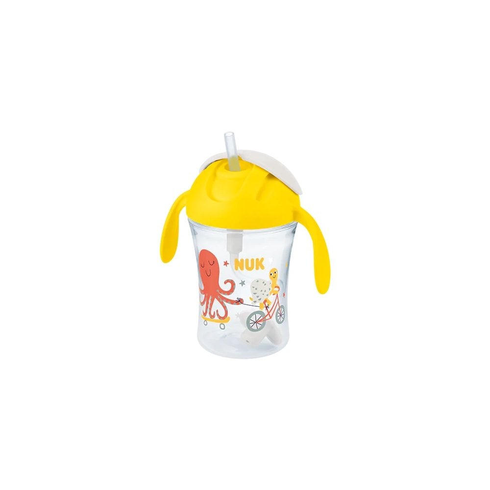 Motion Cup With Soft Straw Yellow 230ml