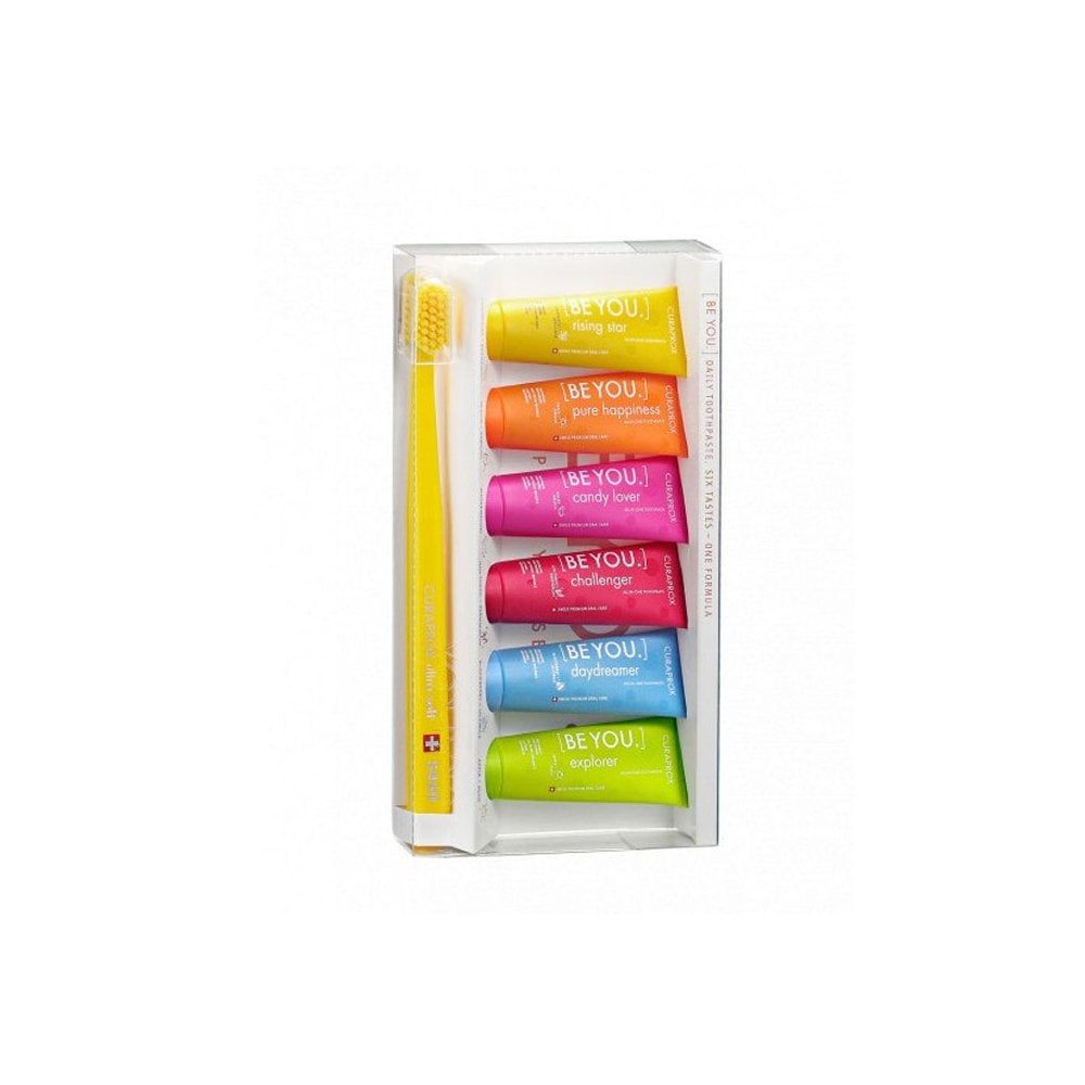 BE YOU Six-taste Mini Pack & Toothbrush CS 5460 Yellow