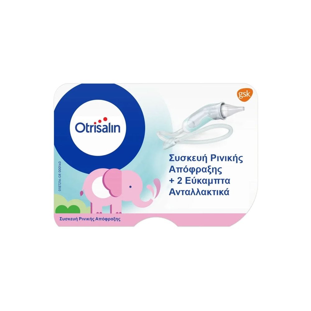 Otrisalin Nasal Aspirator Device & 2 Replacement Filters