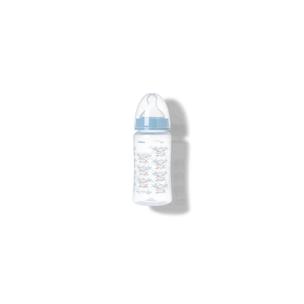 Plastic Feeding Bottle With Medium Flow Silicone Teat 3M+ 300ml