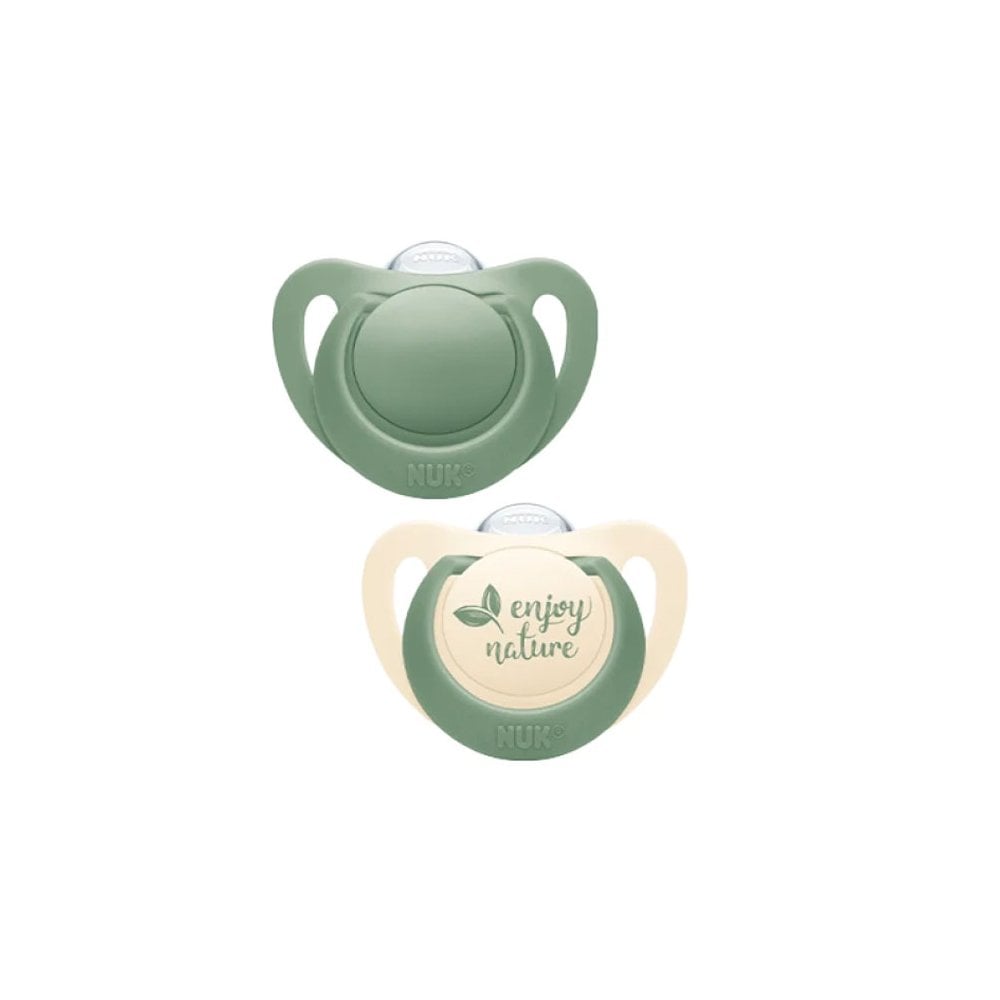 for Nature Silicone Soother Green 18-36m 2pcs
