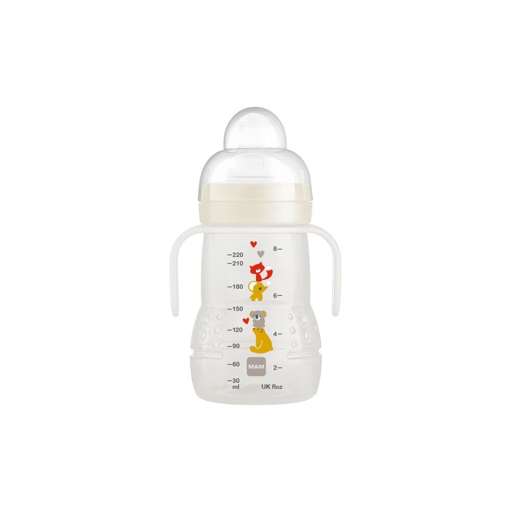 Baby Bottle Trainer+ 4m+ White 450 220ml