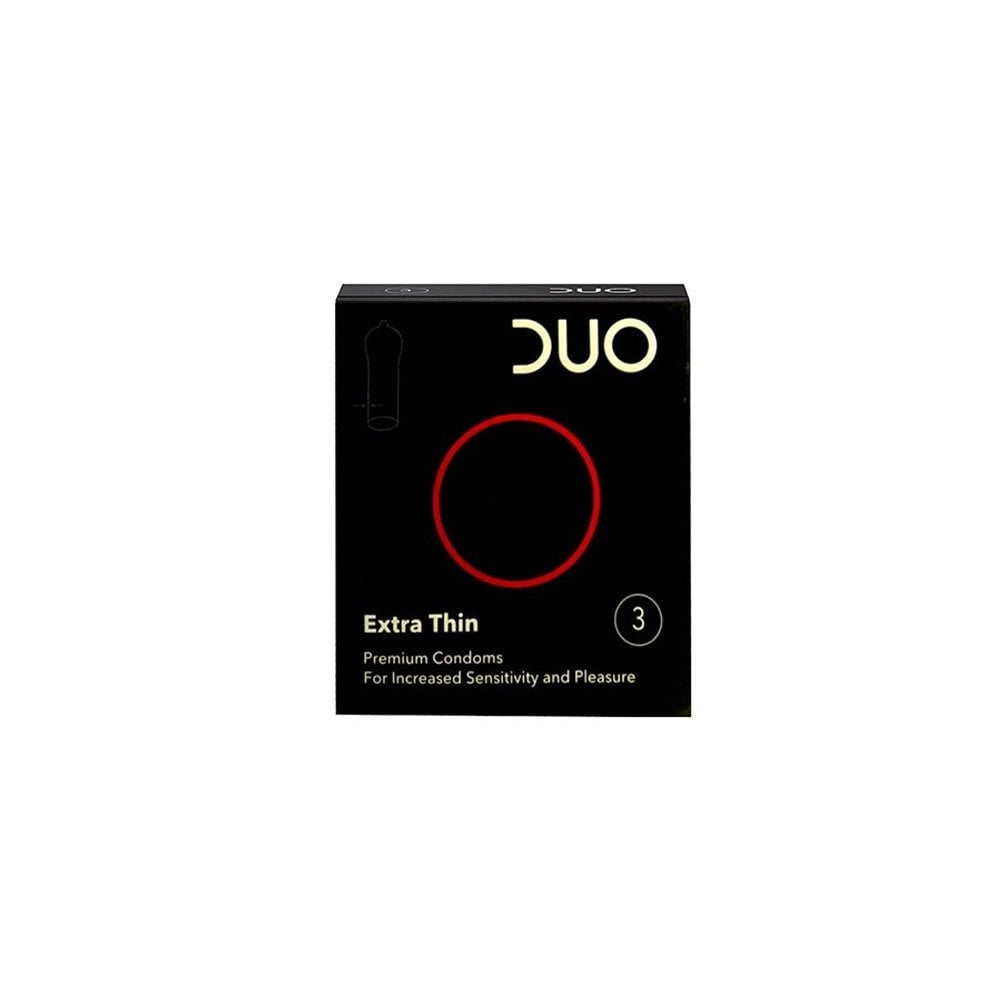 Extra Thin Lubricated Condoms 3pcs