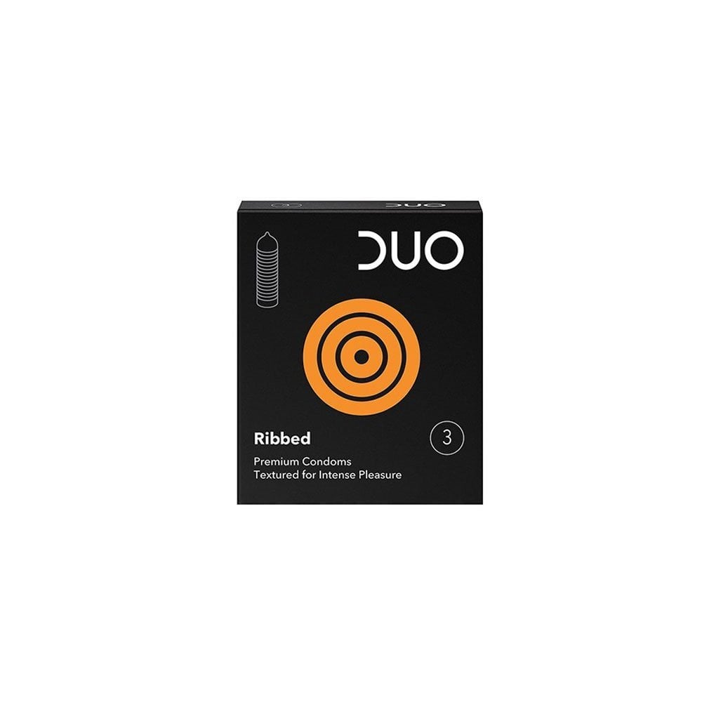 Ribbed Condoms 3pcs