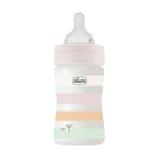Well Being Plastic Baby Bottle with Silicone Teat Girl 0m+ 150ml