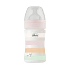Well Being Plastic Baby Bottle with Silicone Teat Girl 0m+ 150ml