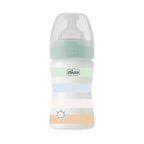 Well Being Plastic Baby Bottle with Silicone Teat Boy 0m+ 150ml