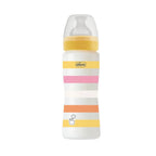 Girl Well Being Plastic Baby Bottle with Silicone Teat 4m+ 330ml