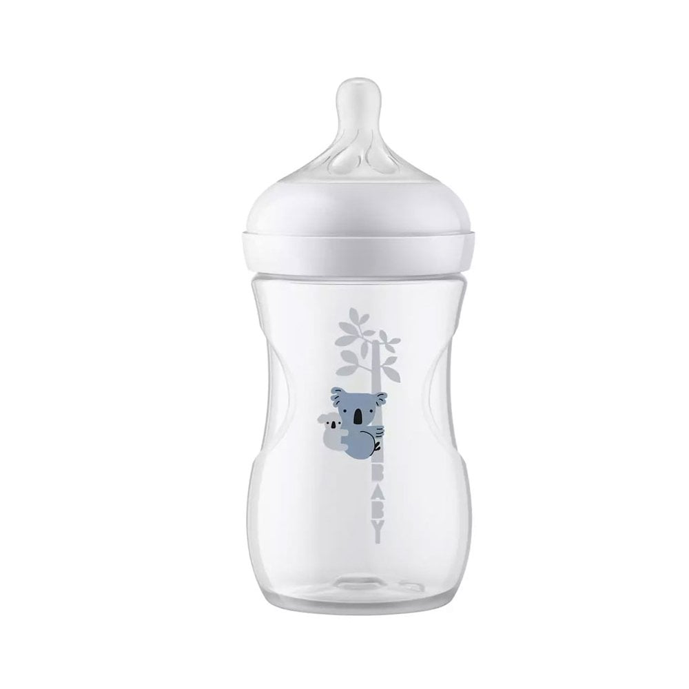 Natural Response Plastic Baby Bottle 1m+ Koala 260ml SCY903/67