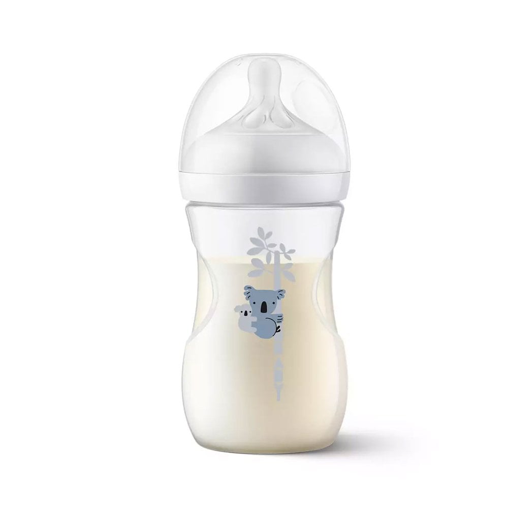 Natural Response Plastic Baby Bottle 1m+ Koala 260ml SCY903/67