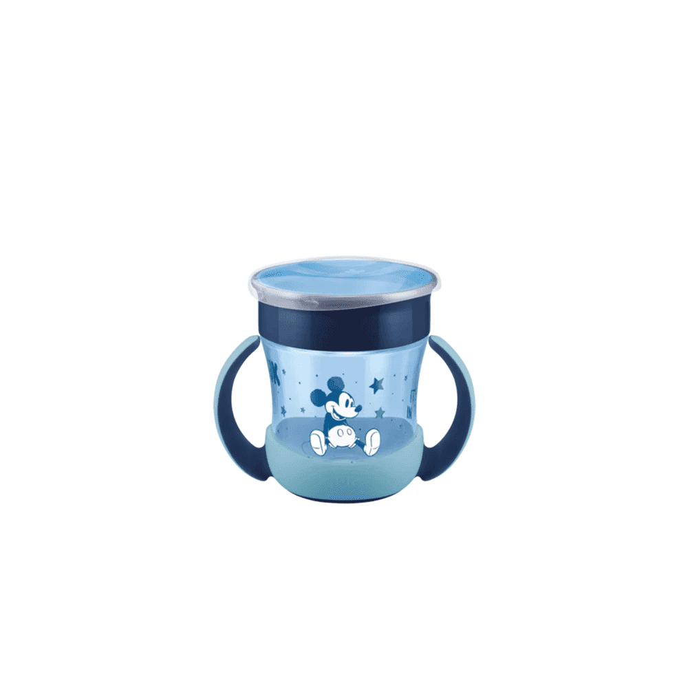 Disney Mickey Mouse Mini Magic Cup Night 160ml with Drinking rim and lid