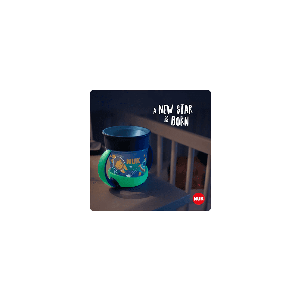 Disney Mickey Mouse Mini Magic Cup Night 160ml with Drinking rim and lid