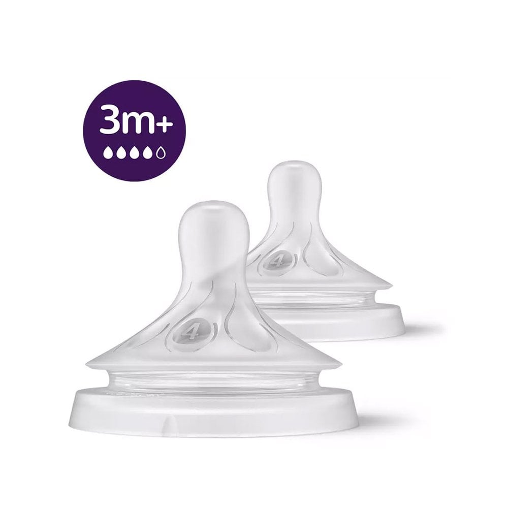 Teat Flow 4 Natural Response 3m+ SCY964/02 2pcs